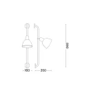 Ideal Lux 179643 Shower spot lámpa