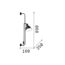 Ideal Lux 179643 Shower spot lámpa