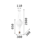 Ideal Lux 179858 Dream gyerek szobába illő függeszték