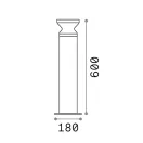 Ideal Lux 186955 Torre kültéri álló lámpa
