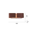 Ideal Lux 187365 Clip fali lámpa