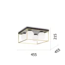 Ideal Lux 198156 Lingotto mennyezeti lámpa