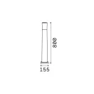 Ideal Lux 198644 Amelia kültéri álló lámpa