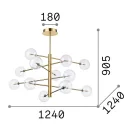 Ideal Lux 200118 Equinoxe függeszték