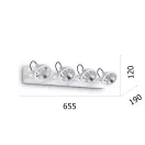 Ideal Lux 200217 Glim spot lámpa