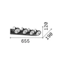 Ideal Lux 200217 Glim spot lámpa