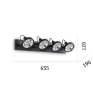 Ideal Lux 200255 Glim spot lámpa