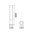 Ideal Lux 213071 Edo kültéri álló lámpa