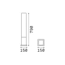 Ideal Lux 213088 Edo kültéri álló lámpa