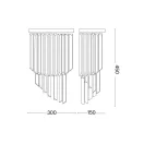 Ideal Lux 213491 Carlton fali lámpa