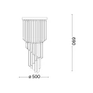Ideal Lux 213507 Carlton mennyezeti lámpa