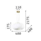 Ideal Lux 214474 Arizona függeszték