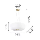 Ideal Lux 214481 Arizona függeszték