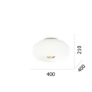 Ideal Lux 214504 Arizona mennyezeti lámpa