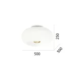Ideal Lux 214511 Arizona mennyezeti lámpa