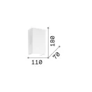 Ideal Lux 214689 Flash fali lámpa