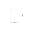 Ideal Lux 214696 Flash fali lámpa