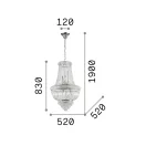 Ideal Lux 215969 Dubai függeszték