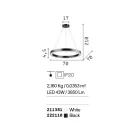 Ideal Lux 222110 Oracle függeszték
