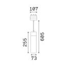 Ideal lux 223070 Arca sínrendszeres függeszték