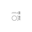 Ideal Lux 223186 Halo mennyezeti lámpa