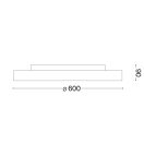 Ideal Lux 223230 Halo mennyezeti lámpa