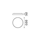 Ideal Lux 223230 Halo mennyezeti lámpa