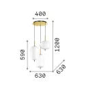 Ideal Lux 224541 Umile függeszték