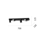 Ideal Lux 229072 Rudy spot lámpa