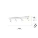 Ideal Lux 229089 Rudy spot lámpa