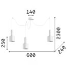 Ideal Lux 231600 Holly függeszték