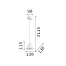 Ideal Lux 232690 A-Line függeszték