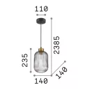 Ideal Lux 237442 Mint függeszték