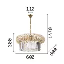 Ideal Lux 237794 Nabucco függeszték
