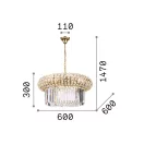Ideal Lux 237794 Nabucco függeszték