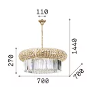 Ideal Lux 237800 Nabucco függeszték