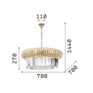 Ideal Lux 237800 Nabucco függeszték
