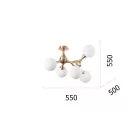 Ideal Lux 241050 Nodi mennyezeti lámpa