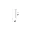 Ideal Lux 246994 Titano kültéri álló lámpa