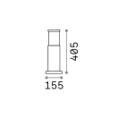 Ideal Lux 248271 Tronco kültéri álló lámpa