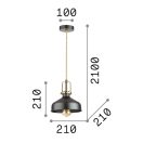 Ideal Lux 249056 Eris függeszték