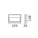 Ideal Lux 250854 Febe kültéri fali lámpa