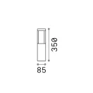 Ideal Lux 250977 Tifone kültéri álló lámpa