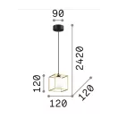 Ideal Lux 251103 Lingotto függeszték