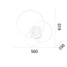 Ideal Lux 255019 Frame mennyezeti lámpa