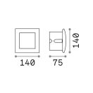 Ideal Lux 255514 Wire kültéri beépíthető lámpa