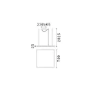 Ideal Lux 259185 Oracle függeszték