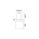 Ideal Lux 259208 Oracle függeszték