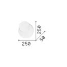 Ideal Lux 259345 Pouche fali lámpa