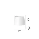 Ideal Lux 260068 Set up lámpaernyő